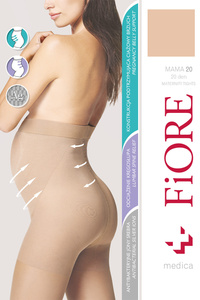 Wyrób pończoszniczy rajstopy Fiore Mama 20 den M5208 natural