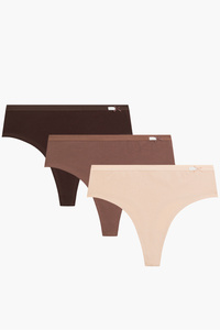 Atlantic 3CLP 015 brazyliany 3 pack brzoskwiniowy/brązowy/czekoladowy