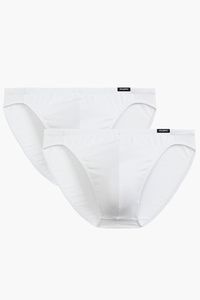 Atlantic 2BMP-014 slipy 2 pack niska talia, wąskie boki biały