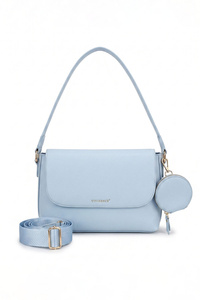 Vivisence T0024 torebka na ramię z odpinaną saszetką baby blue