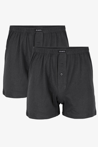Atlantic 2BMB-003 bokserki męskie 2-pack luźny krój grafitowy
