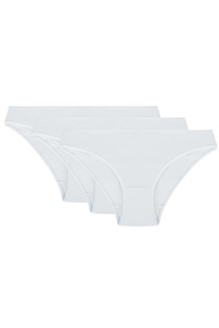 Vivisence 4003 3-pack Majtki figi, biały