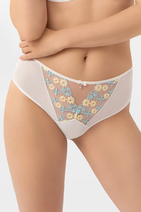 Gorsenia B010 Tessa brazyliany z haftowanym przodem mix