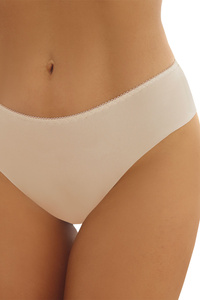 Emili Zoja brazyliany z koronkowym tyłem beżowy