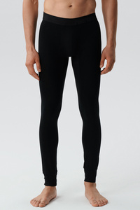 Atlantic BML-016 legginsy męskie bambusowe dopasowane czarny