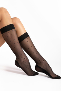 Podkolanówki Fiore Dots Massage 20 DEN M2106 black