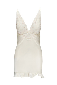 Nocna komplet koszulka + stringi Casmir Inoe chemise ecru