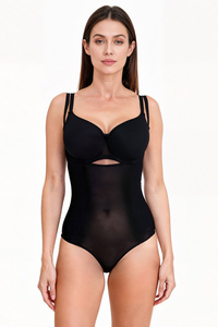 Vivisence 4107 body wyszczuplające, niewidoczne pod ubraniem czarny