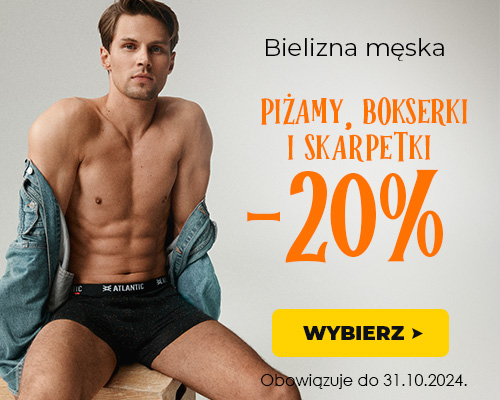 promocja, kolekcja bielizny męskiej -15% w sklepie kontri.pl