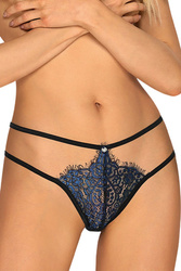 Obsessive Yassmyne thong Majtki stringi, granatowy