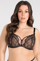 Biustonosz miękki Gorsenia K834 Black to Black czarny