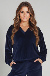 Bluza nierozpinana Vivisence 9002 granatowy