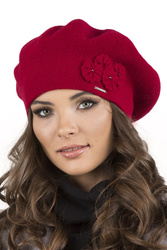 Vivisence 7006 Nakrycie głowy beret, czerwony