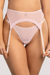 Pas do pończoch niski Unikat Mia róż-beż