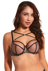 Biustonosz miękki Bella Misteria 42-87 Czarna Pantera czarny