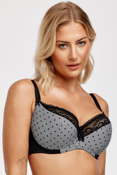 Biustonosz półusztywniany Azal Gracja szary