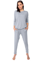 Italian Fashion Styl r.3/4 dł.sp. Dres homewear, melanż