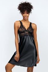 Nocna koszulka Dkaren Chika czarny