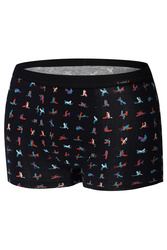 Cornette Walentynkowe Kamasutra 280/222 Majtki bokserki, granat