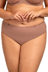 Nessa Ana N01 figi koronkowe, klasyczny krój beż