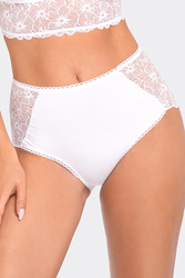 Majtki wysokie figi Babell BBL 190 biały