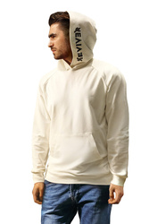 Bluza nierozpinana Reviver F5611 kremowy