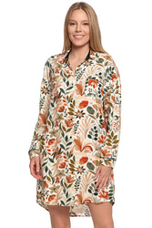 Nocna koszula Moraj PDK4800-003 patt 2-orange