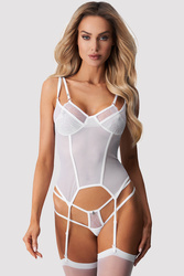 Gorset sexy Obsessive Arrowel corset white