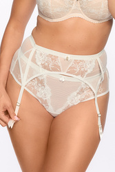 Pas do pończoch niski Gaia 1281 Esme ecru-beżowy