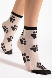 Skarpetki Fiore Pawpaw 20 DEN G1192 black/white