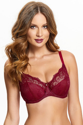 Kostar 0091 Leila Biustonosz półusztywniany, bordo