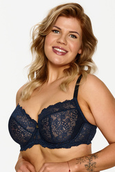 Biustonosz miękki Lupo 2619 BIG granat