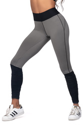 Legginsy fitness Reviver L9040/0 szary