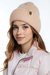 Czapka Vivisence 70113 beżowy