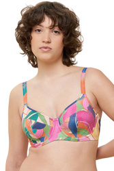 Kostium kąpielowy biustonosz miękki Triumph 10214546 Summer Allure W 01 M019-pink-light combination