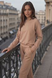 Bluza nierozpinana Vivisence 9004 beżowy