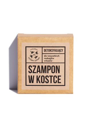 Mydlarnia Cztery Szpaki Detoksykujący szampon do włosów w kostce Do włosów szampon, naturalny