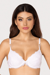 Biustonosz push-up Róża Carmen biały