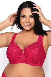 Mat 053/22 Carmela Big Biustonosz usztywniany, rubin