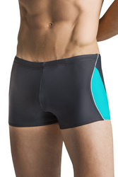 Kąpielówki gWINNER Bruno szary/turkus