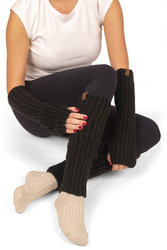 Komplet ocieplacze Vivisence 7301Kmpl czarny