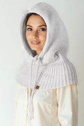 Kaptur balaclava Vivisence 70110 jasny szary