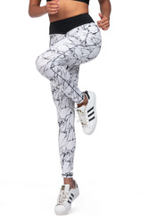 Legginsy fitness Reviver L9032/0 biały