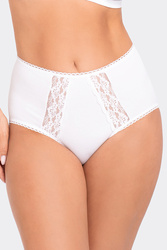 Majtki wysokie figi Babell BBL 199 biały