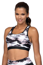 Top fitness Reviver L5178/0 biało-czarne moro