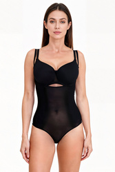 Vivisence 4107 body wyszczuplające, niewidoczne pod ubraniem czarny