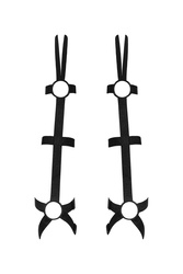 Nocna uprząż Obsessive Armares harness czarny