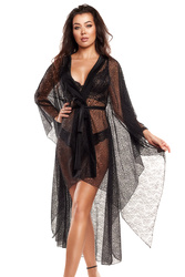 Nocna peniuar Axami V-10510 czarny