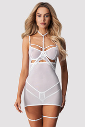 Nocna koszulka Obsessive Arrowel chemise white