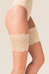 Gabriella Koronkowa opaska na uda Code 509 Wyrób pończoszniczy opaski na uda, ecri